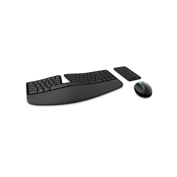 Microsoft- Teclado inalámbrico ergonómico y mouse para computadora de  escritorio – Compulab,S.A.