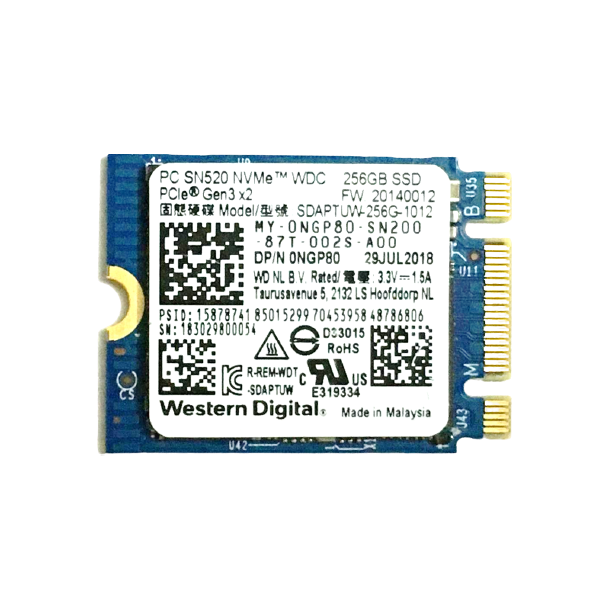 Pc sn520 nvme wdc 256gb sale